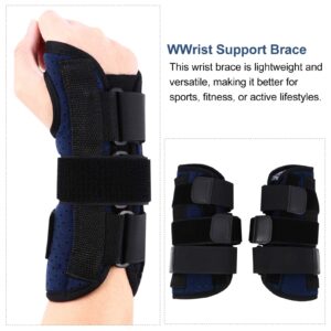 EXCEART 2 Pcs Joint Fixation Strap Removable Metal Wrist Splint Thumb Splint Brace Carpal Tunnel Brace Athletic Wrist Tape Breathable Wrist Braces Composite Cloth to Sleep Hand Rest