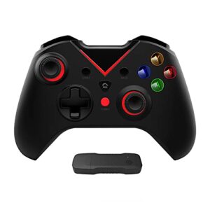 sollop wireless controller for xbox one, game controllers compatible with xbox one s, one x, one elite, ps3, pc（black）