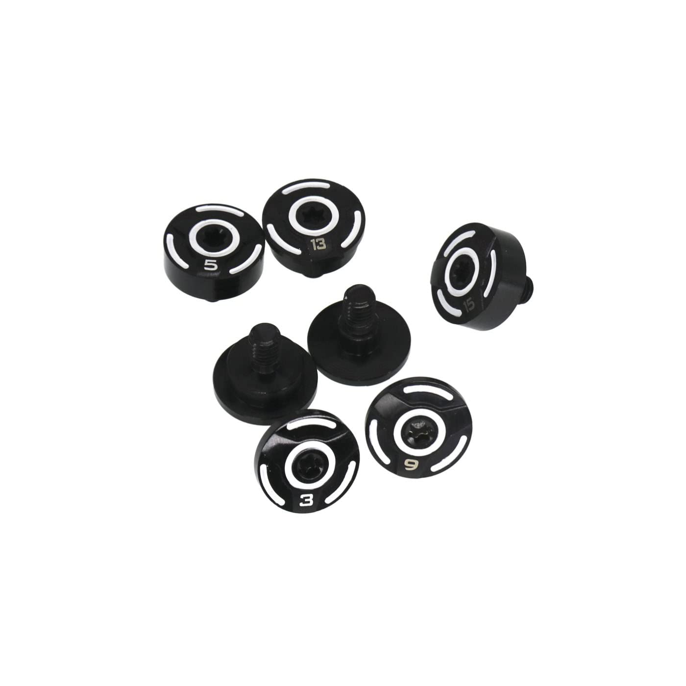 Seacloud 7Pcs Golf Weights 3g/5g/7g/9g/11g/13g/15g for Callaway Razr Fit Xtreme Driver (White)