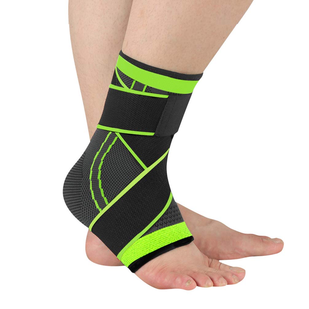 1 Pair Ankle Brace Protector Sleeves Adjustable,Alleviate Achilles Tendon Pain, Sprain, Sports Injury Healing Stabilizer