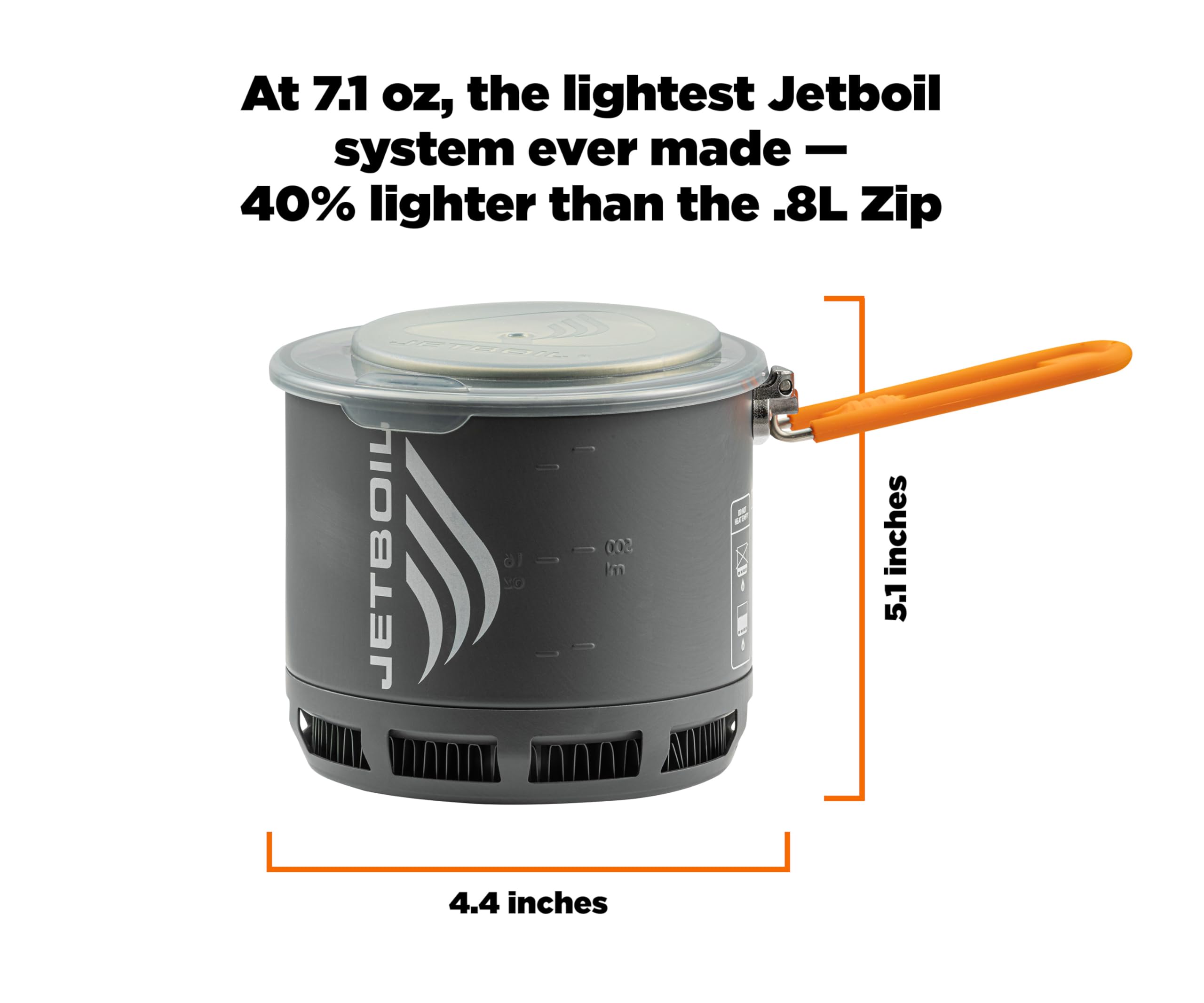 Jetboil Stash Ultralight Camping and Backpacking Stove Cooking System