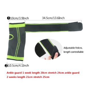 1 Pair Ankle Brace Protector Sleeves Adjustable,Alleviate Achilles Tendon Pain, Sprain, Sports Injury Healing Stabilizer