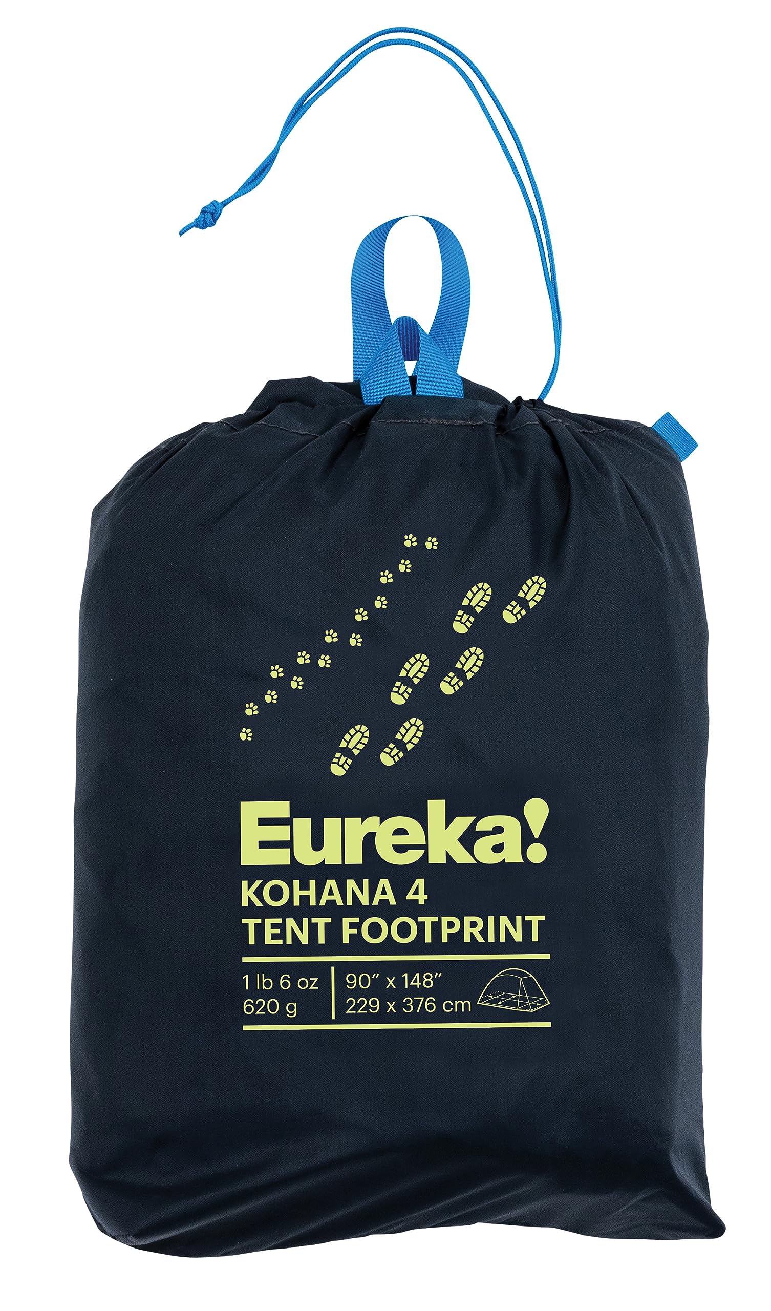 Eureka! Kohana 4 Person Tent Footprint for Kohana Family Camping Tent