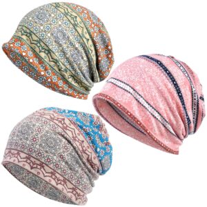 Kayier Women's Baggy Casual Chemo Beanie Hats Headwear Caps