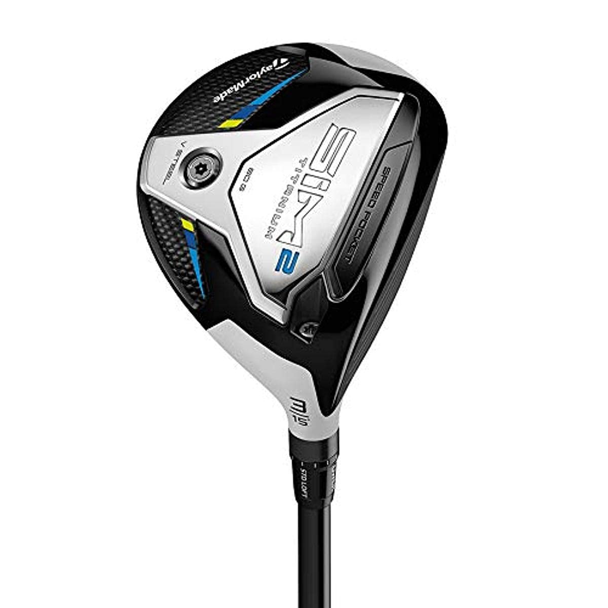 TaylorMade SIM 2 Titanium Fairway Mens Left Hand Graphite Stiff 3 Wood , Black/Light Grey