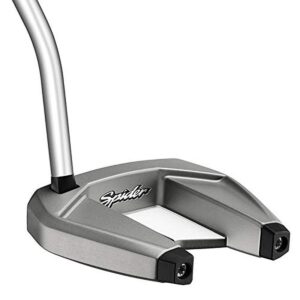 taylormade spider sr putter right hand steel platinum/white single bend 35"