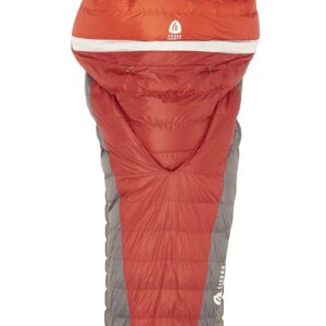 Sierra Designs Backcountry Bed 20 Degree Sleeping Bag with 650 Fill Dridown - Lightweight Zipperless Down Sleeping Bag for Camping & Backpacking -Men, Women & 2 Person