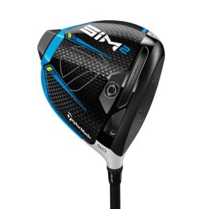 taylormade sim 2 driver mens right hand graphite stiff 9 degree tensei av raw blue