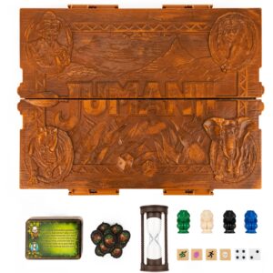 Jumanji Deluxe Game, Immersive Electronic Version of The Classic Adventure Movie Board Game, with Lights and Sounds, Family Game Night Game for Kids & Adults Ages 8 and up