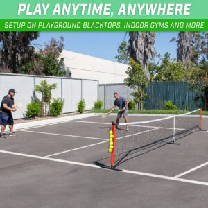 GoSports Regulation 22 ft Pickleball Net - Includes Net, Frame and Carry Case, Portable Design for Setup in Minutes