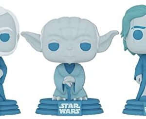 Funko Pop! Star Wars: Across The Galaxy - Force Ghost 3 Pack, Anakin, Yoda, OBI-Wan, Amazon Exclusive