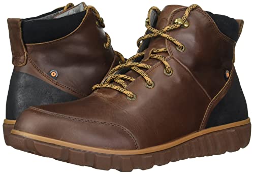 Bogs Men's Classic Casual Hiker Ankle Boot, Cognac, 10