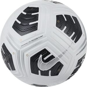 NIKE CU8053-100 Club Elite Team Recreational soccer ball Unisex Adult WHITE/BLACK/METALLIC Silver Size 5