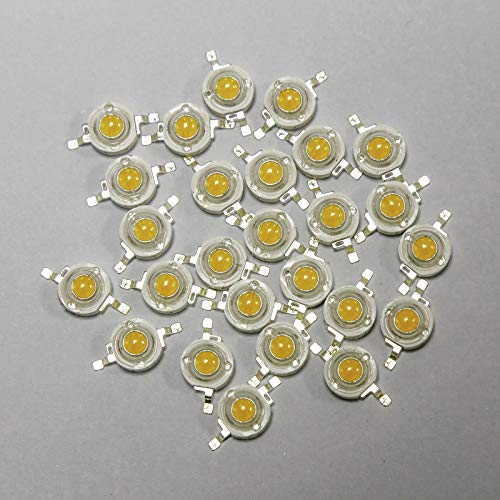 (Pack of 20) 1W Red Led Beads, Led Chip, Led Lamp Bulb for LED Stage Lights