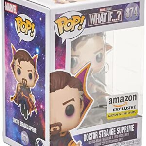 Funko POP Marvel: What If? - Doctor Strange Supreme, Glow in The Dark Amazon Exclusive Edition