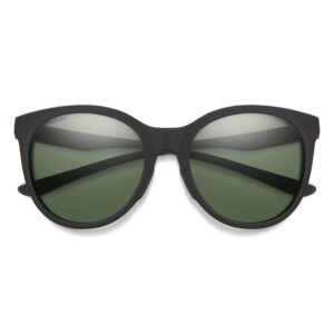 SMITH Bayside Lifestyle Sunglasses - Matte Black | Chromapop Polarized Gray Green