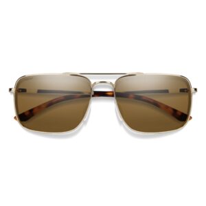 SMITH Outcome Lifestyle Sunglasses - Gold | Polarized Brown