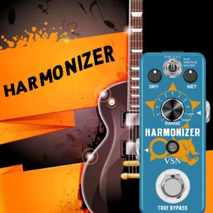 VSN Guitar Harmonizer Effect Pedal Digital Octave Effects Pedals Harmony Pitch Shifter Detune For Electric Guitar Bass Mini Size True Bypass