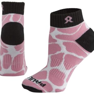 Paul Bryan Pink Ribbon Breast Cancer Awareness Socks (Cotton, Pink)