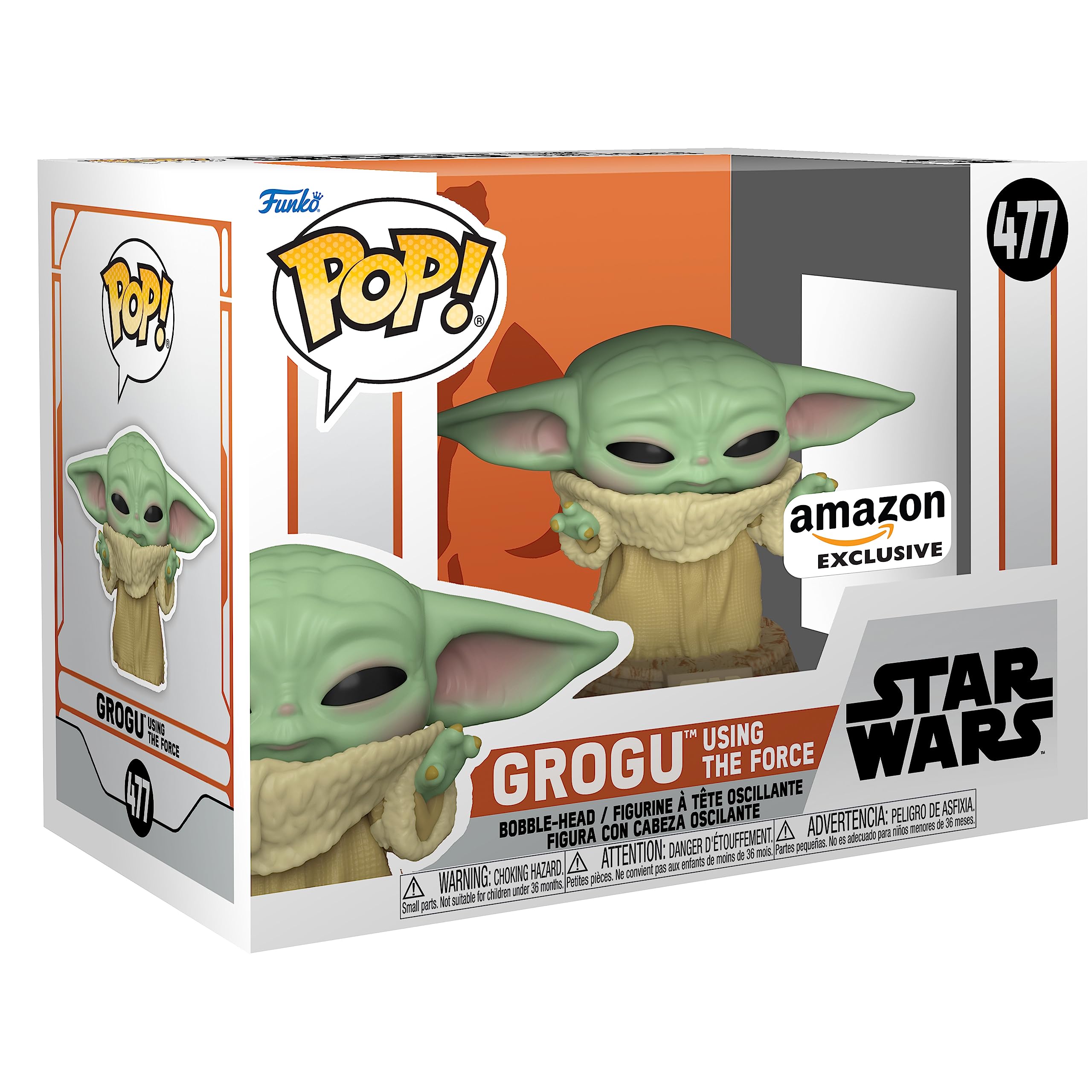 Funko Pop! Star Wars: Across The Galaxy - Grogu Using The Force, Amazon Exclusive