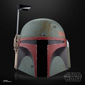 STAR WARS The Black Series Boba Fett (Re-Armored) Premium Electronic Helmet, The Mandalorian Roleplay Collectible for Kids Ages 14 and Up