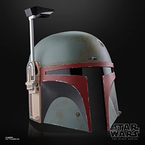 STAR WARS The Black Series Boba Fett (Re-Armored) Premium Electronic Helmet, The Mandalorian Roleplay Collectible for Kids Ages 14 and Up