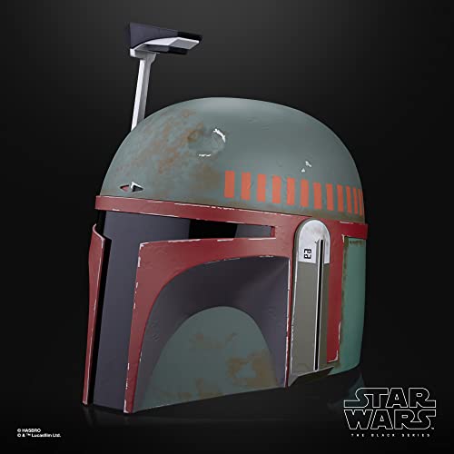 STAR WARS The Black Series Boba Fett (Re-Armored) Premium Electronic Helmet, The Mandalorian Roleplay Collectible for Kids Ages 14 and Up