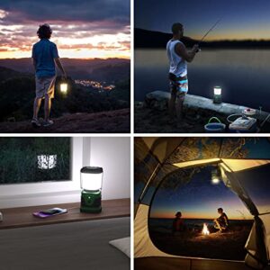 Lighting EVER LED Camping Lantern Rechargeable, 1000LM, 4 Light Modes, 4400mAh Power Bank, IP44 Waterproof, Lantern Flashlight for Hurricane Emergency, Hiking, Home and More, USB Cable Included