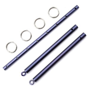 EXREIZST Expandable Purple Blue Spreader Bar Set Adjustable Bar Training Tools Set