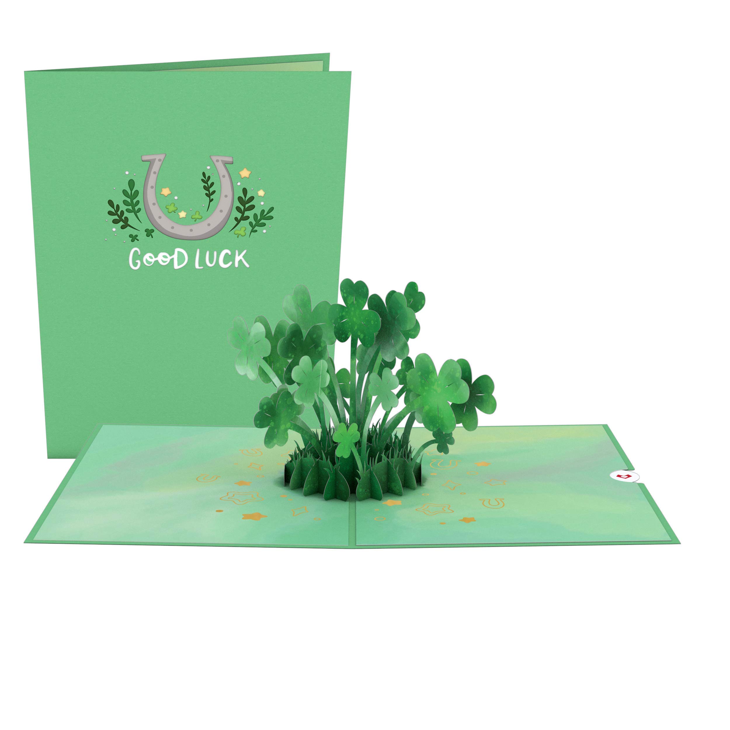 Lovepop Saint Patrick's Day Lucky Clover Pop Up Card - 3D Cards, St. Patrick's Day Card, Lucky Clover, St. Patrick's Day, Happy St. Patrick’s Day Card