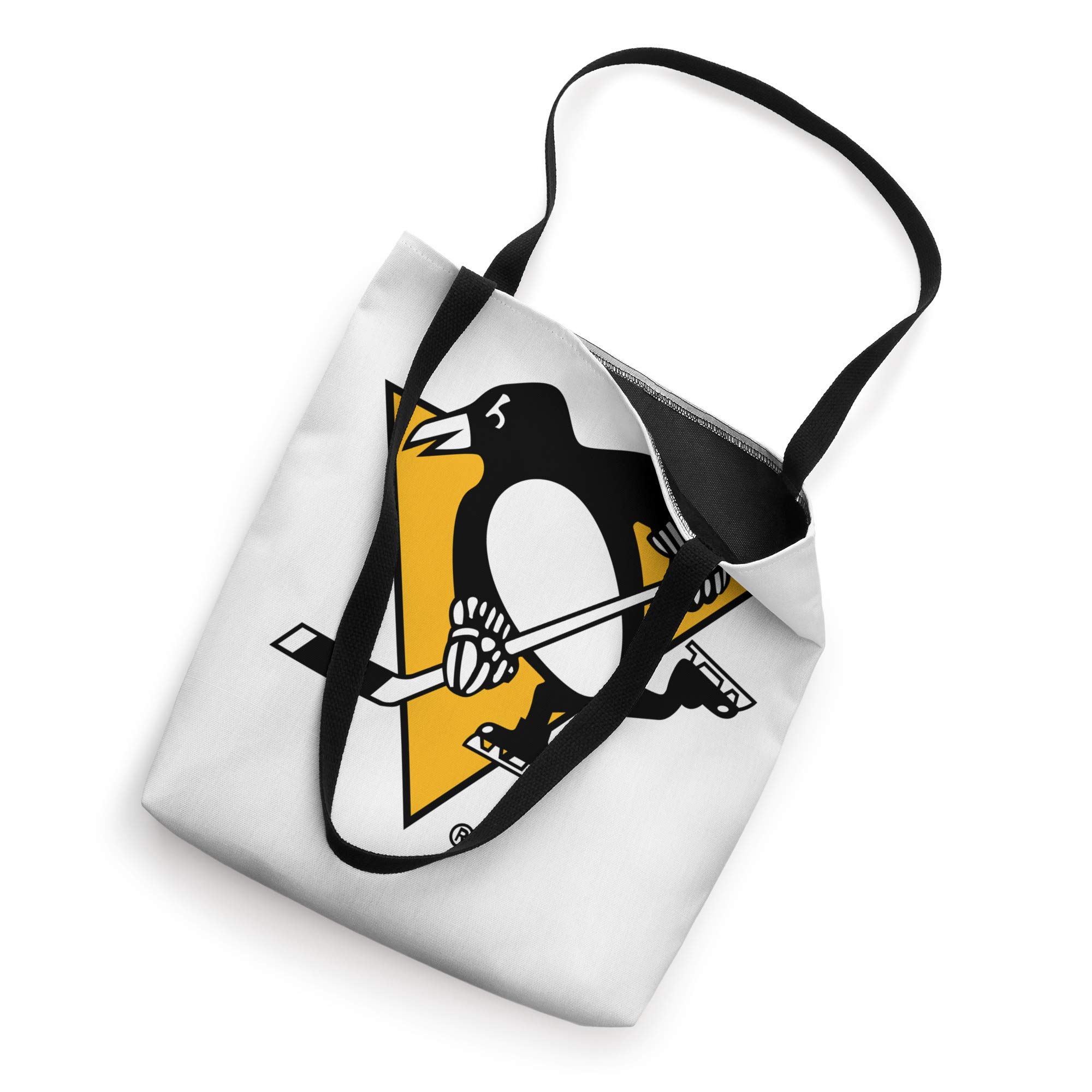 NHL Pittsburgh Penguins Team Logo Beach Tote Bag