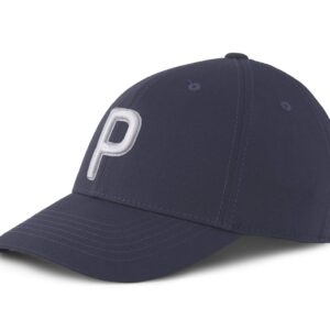 PUMA Golf 2021 P Hat (Women's, Navy Blazer, One Size)