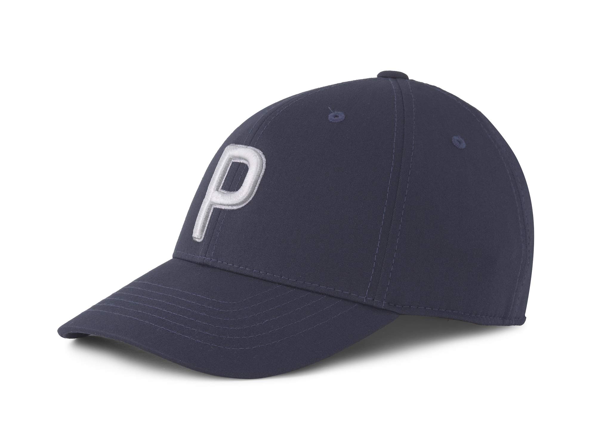 PUMA Golf 2021 P Hat (Women's, Navy Blazer, One Size)