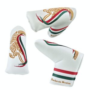 Foretra - Limited Edition Mexico Golf Putter Headcover Quality PU Leather Magnetic Closure for Blade Style Putters