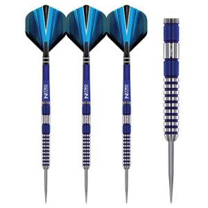 RED DRAGON Polaris: 22 gram Tungsten Professional Darts Set with Flights and Nitrotech Shafts (Stems)