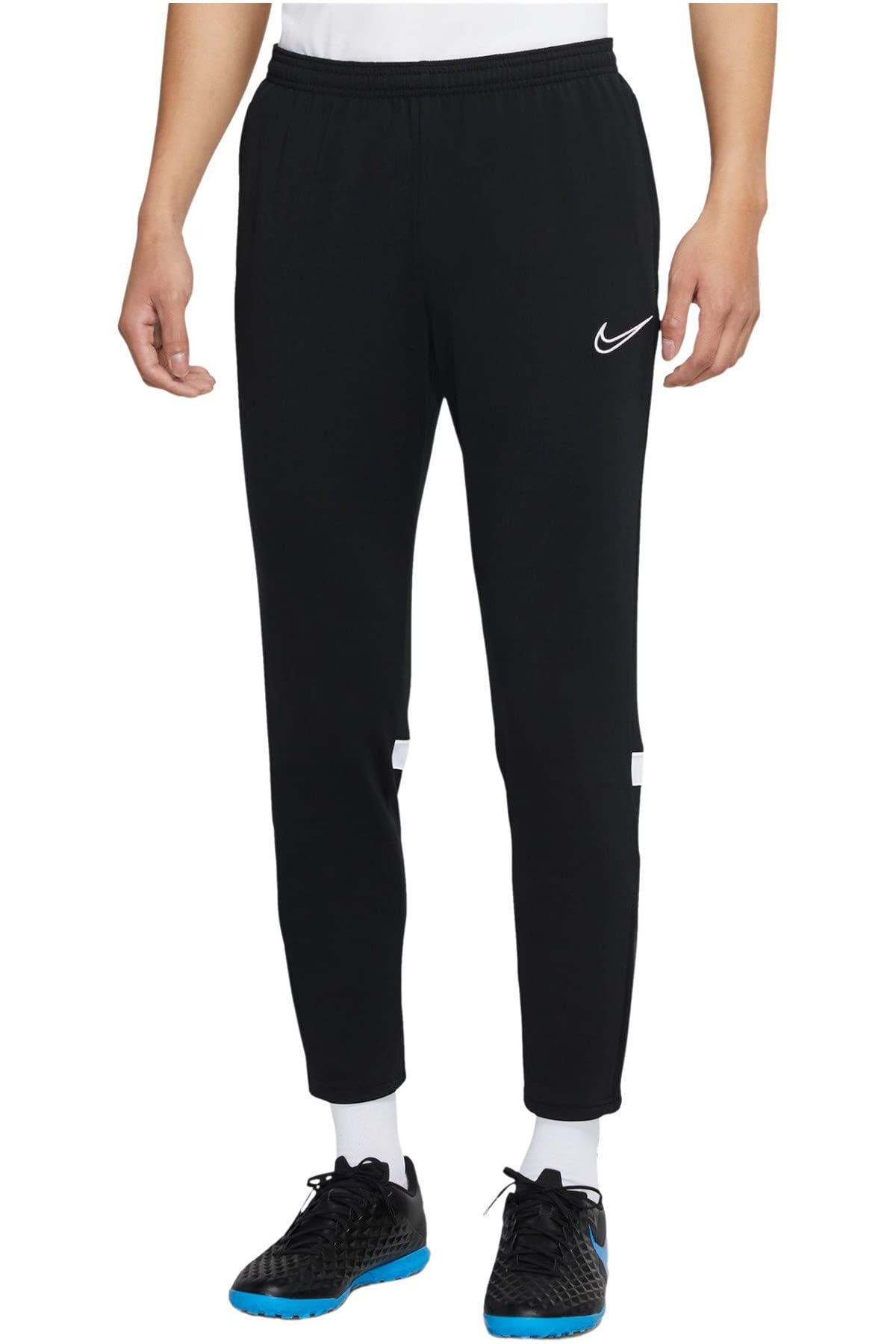 Nike Men's Dry Academy 21 Knit Pant, CW6122-010 (Large, Black/White)