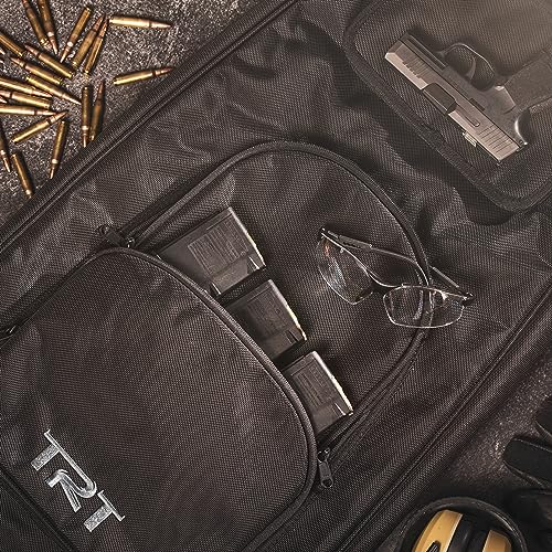 TRT Rifle Soft Case, Tactical Long Rifle Carrying Soft Protective Bag, Perfect for Storage or Transportation to Shooting Range/Hunting Site/Outdoor Tactical Rifle Backpack - 36"