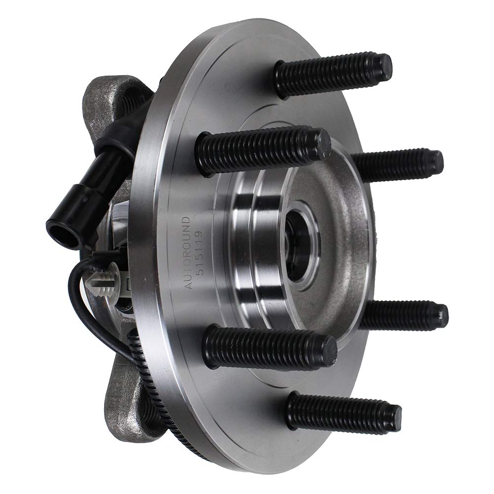 Autoround 4WD Front Wheel Hub and Bearing Assembly 515119 Compatible with Ford F-150 2009 2010 6 Lug w/ABS