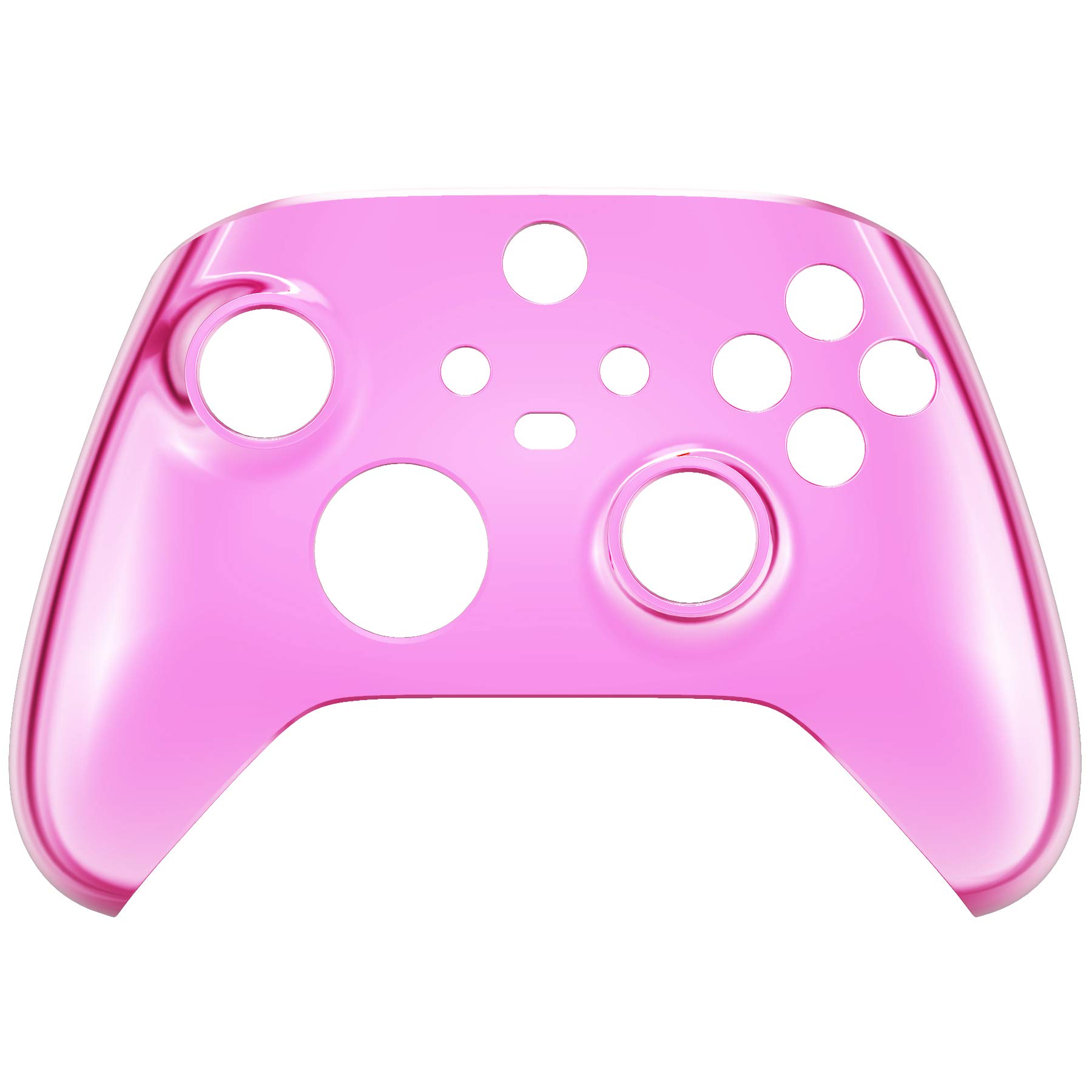 eXtremeRate Custom Shell for Xbox Core Wireless Controller - Revamp Your Gaming Gear - Chrome Pink Replacement Game Acessories Cover Faceplate for Xbox Series X & S Control [Controller NOT Included]