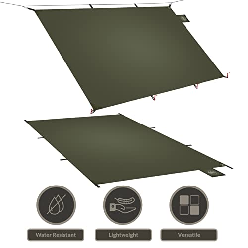 onewind Tent Footprint, 4000mm Waterproof Rate PU Coating, 98" *55" Ultralight Camping Tarp Tent Floor Ground Sheet with Carry Bag for Backpacking, Hiking, Camping, Picnic, Ground