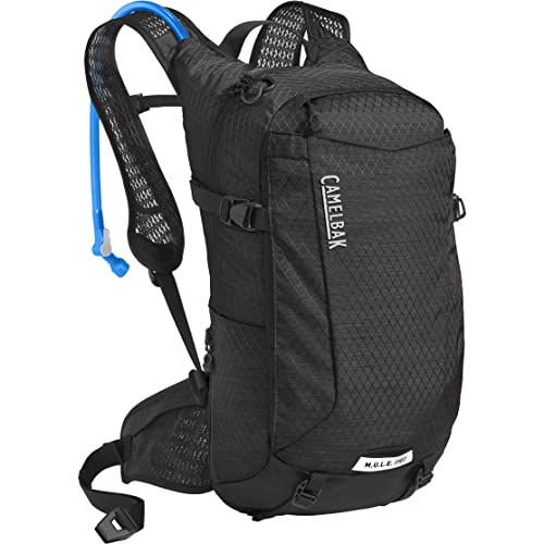 CamelBak Women's M.U.L.E. Pro 14 Bike Hydration Backpack 100oz - Body Mapping Technology, Black/White