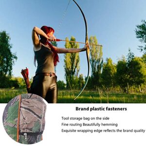 Case, Adjustable T Shape Bag with 2 Sides Storage Bag Double Zipper Design Recurve Bow Case for Outdoor Archery Competitions 35in x 27.2in x 6.3in