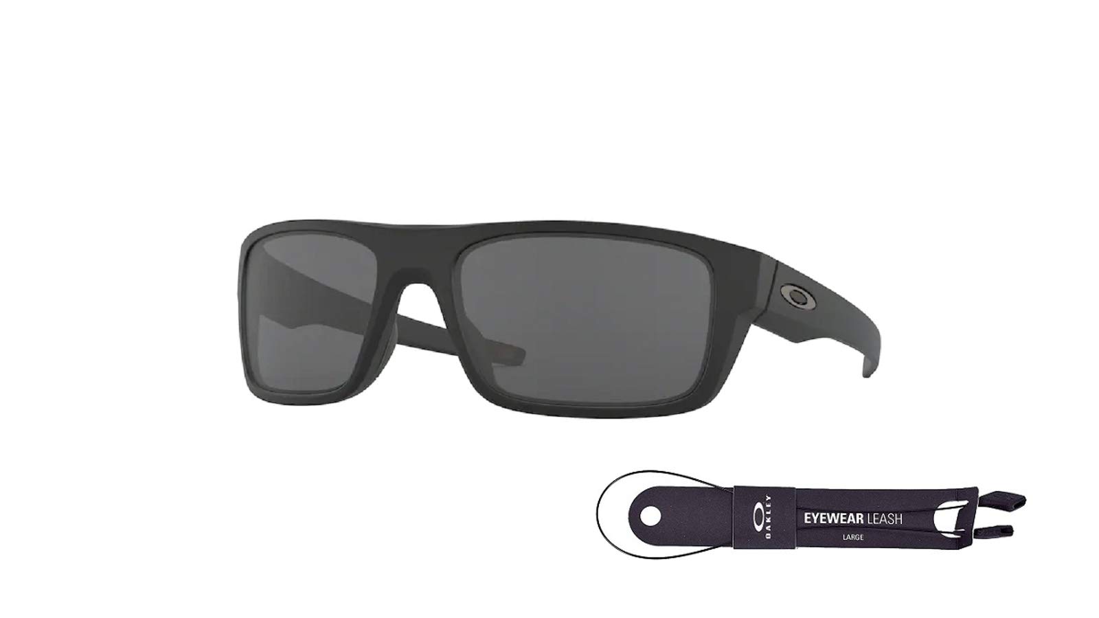 Oakley Drop Point OO9367 Matte Black/Grey 60MM Non-Polarized Rectangle Sunglasses for Men