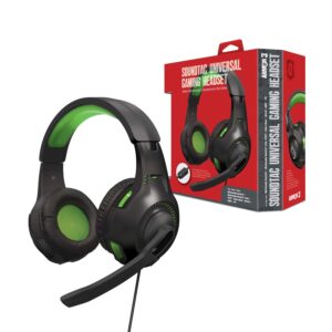 armor3 "soundtac" universal gaming headset (green) for xbox series x/xbox series s/nintendo switch/lite/ ps4/ ps5/ xbox one/wii u/pc/mac - playstation 5