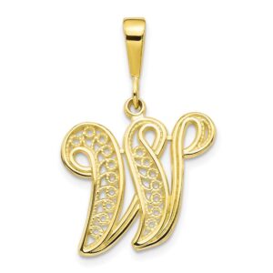 10k initial w pendant q10c242/w