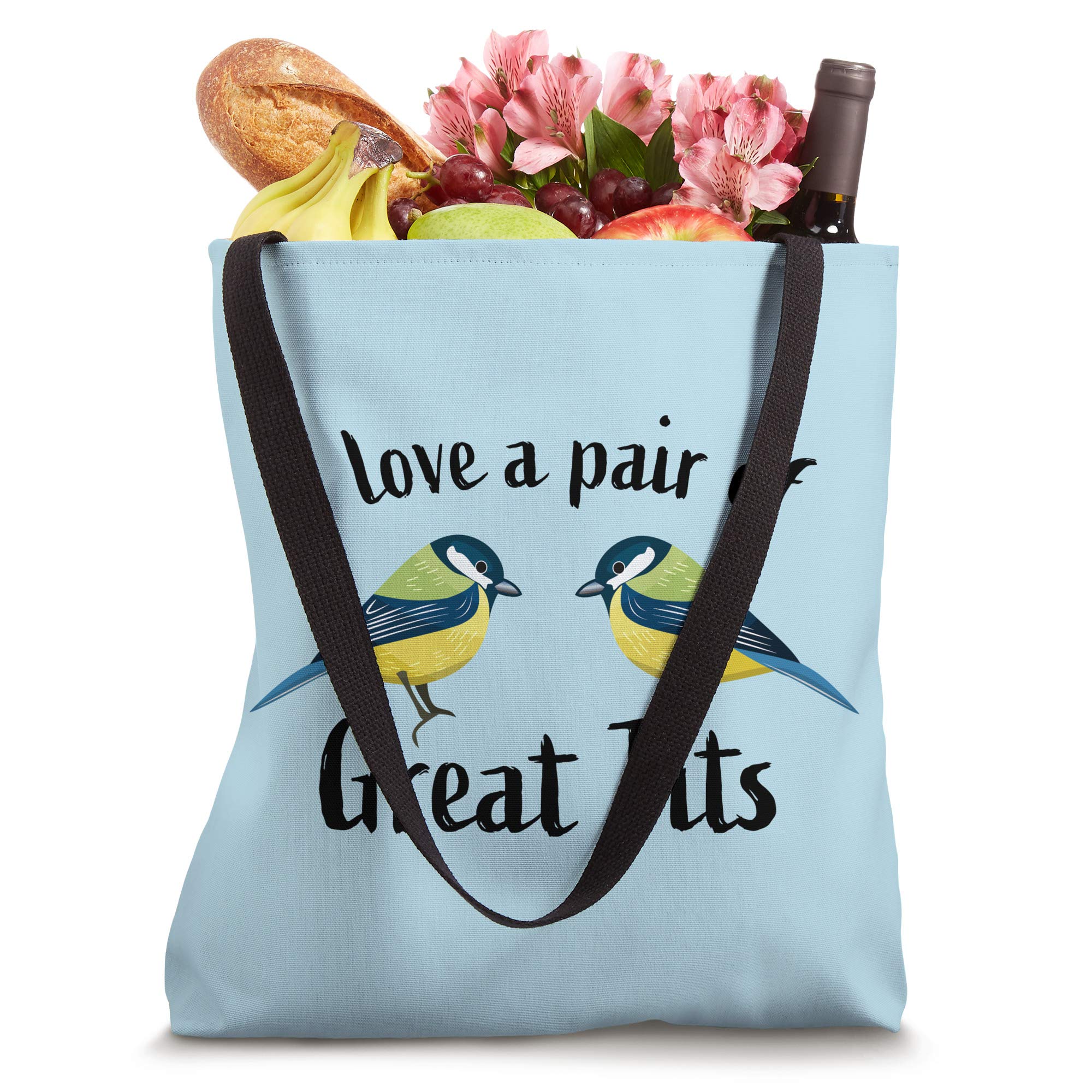 Pair of great tits | bird watching Gift Tote Bag