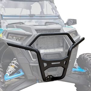 SAUTVS Front Bumper for Polaris RZR 1000 XP / XP4, Front Low Profile Bumper Heavy Duty Brush Guard for Polaris RZR 1000 XP/XP 4 1000 Sport Turbo 2019-2023 Accessories (Replace #2884019-458)