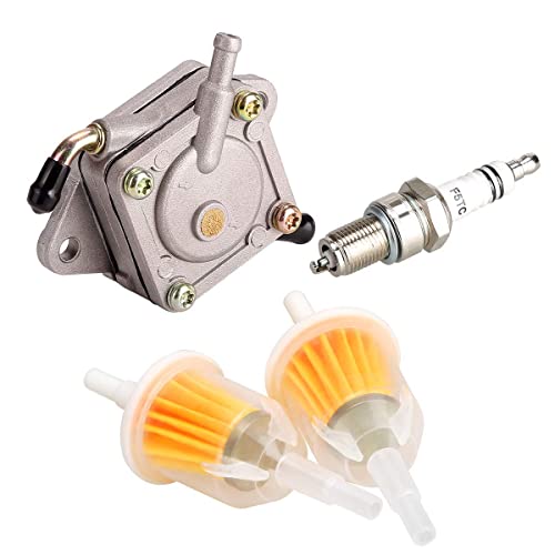 10L0L Golf Cart Fuel Pump Impulse Kit for Club Car DS Precedent 1984-up Gas with 290FE 350FE Kawasaki Engine, Replace OEM 1014523 1014524 S 5136 FP002