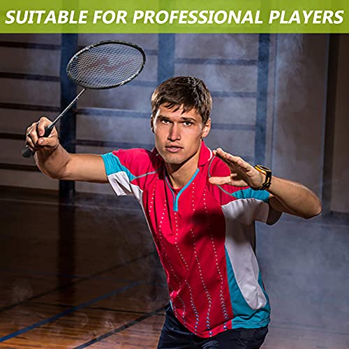 Nalax Badminton Set,2 Player Badminton Rackets Carbon Fiber Badminton Racquet with 3 Shuttlecocks and 1 Carrying Bag,Badminton Backyard Games for Outdoor,Garden,Beach,Family Fun Game