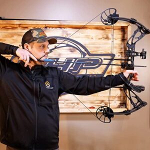 Sanlida Archery Dragon X8 RTH Compound Bow Package for Adults and Teens,18”-31” Draw Length,0-70 Lbs Draw Weight,up to IBO 310 fps,No Bow Press Needed,Limbs Made in USA,Limited Life-time Warranty